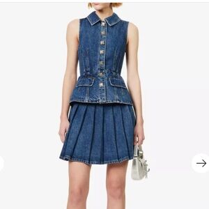 Self Portrait Denim Mini Dress
